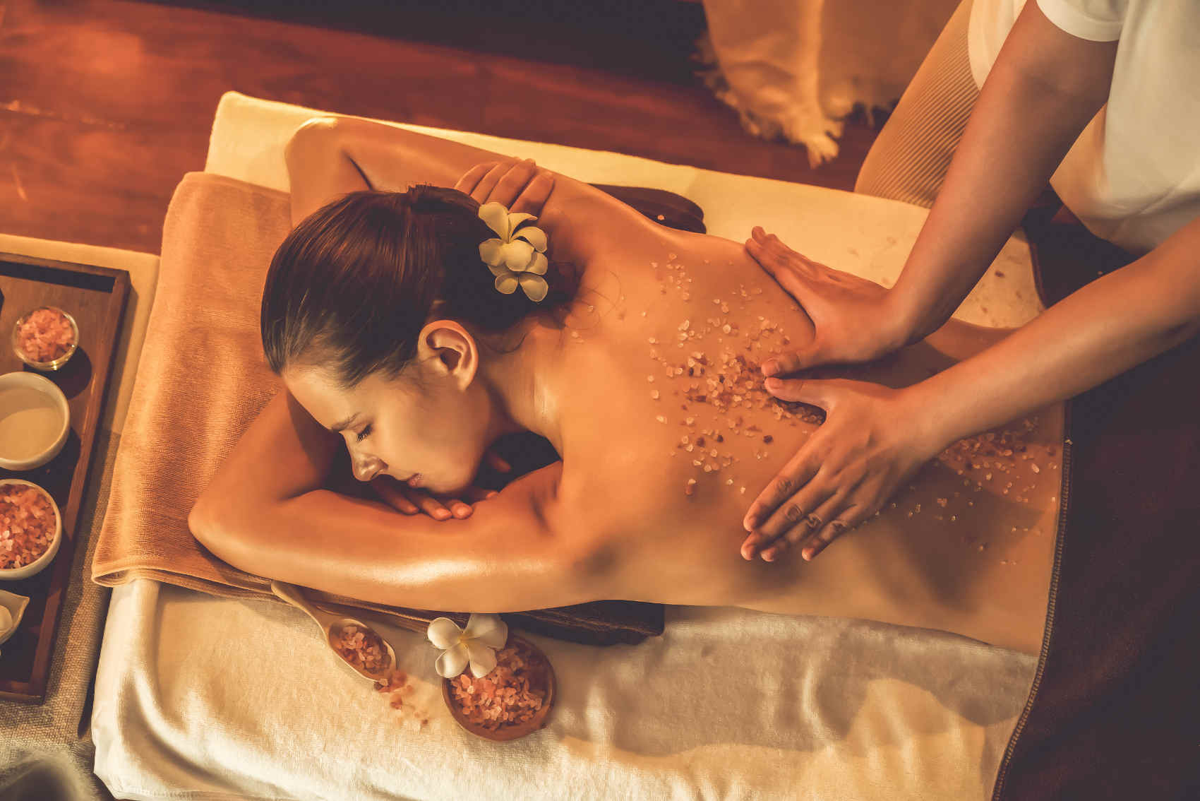 massage exfoliation du dos